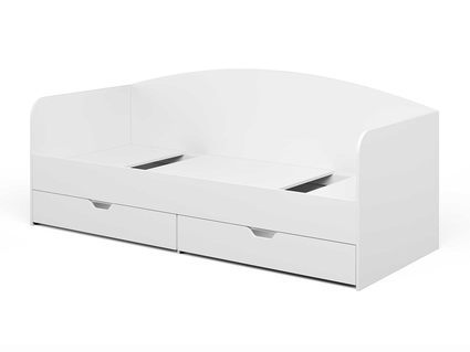 Кровать Сонум Crystal Белый 90х200