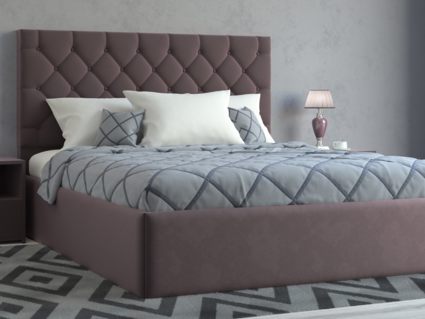 Кровать Lonax Элоиза велюр Dolly-17 (с подъемным механизмом)