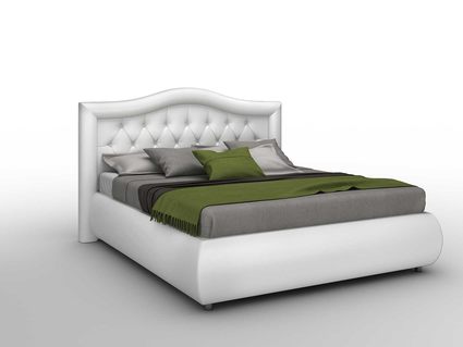 Кровать Sleeptek Premier 6 Экокожа White