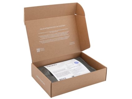 Наволочка Tkano Спелая смородина серая 2 шт. 50х70