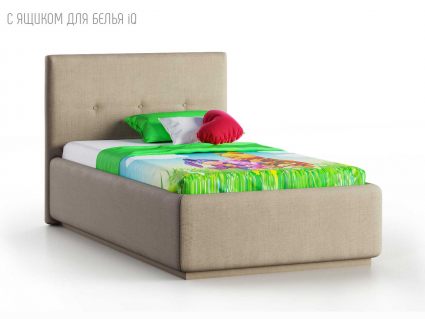 Кровать Nuvola Bianco Bravo cream (с подъемным механизмом) 160х190