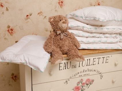 Подушка Nature’S-Natura Sanat Бамбуковый Медвежонок с кружевом 40х60