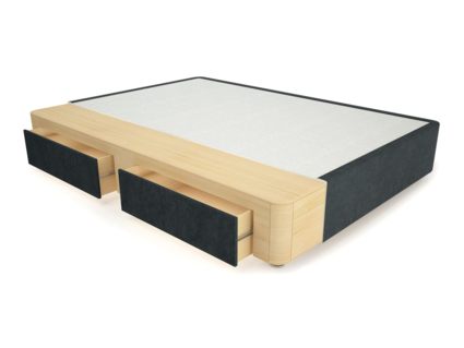 Кровать Mr.Mattress Site Box велюр Grey 258