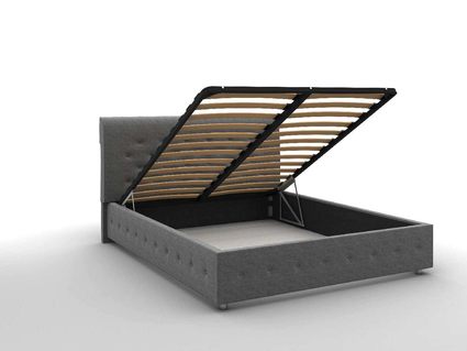 Кровать Sleeptek Premier 1 Экоожа Black (с подъемным механизмом) 160х200