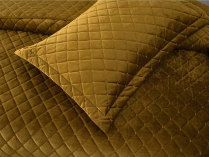 Покрывало Софи де Марко Натаниэль (горчичное) 160х220