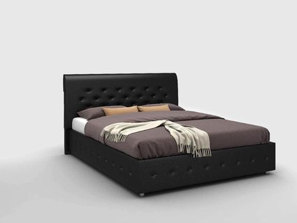 Кровать Sleeptek Premier 1 Экоожа Black (с подъемным механизмом) 160х200