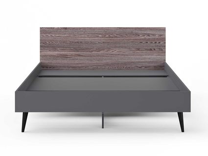 Кровать Сонум Ines Ясень анкор + серый 160х200