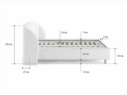 Кровать Сонум Valencia Энигма Десерт 90х190