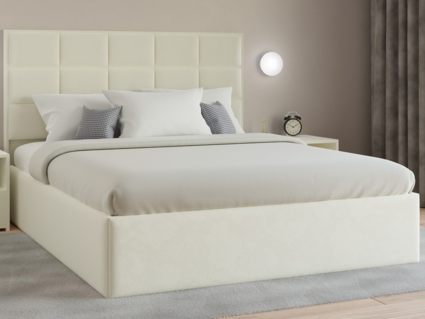 Кровать Lonax Адель велюр Dolly-17 (с подъемным механизмом) 120х195