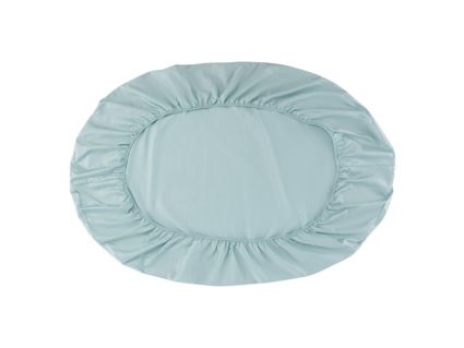 Простыня Tkano Essential голубая (сатин) на резинках 75х75