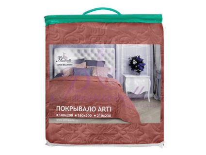 Покрывало Primavelle Arti Вензель марсала 180х200