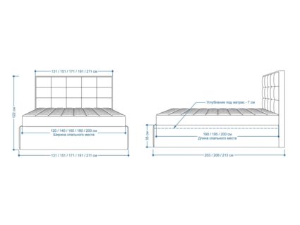 Кровать Lonax Адель велюр Dolly-17 (с подъемным механизмом) 120х195