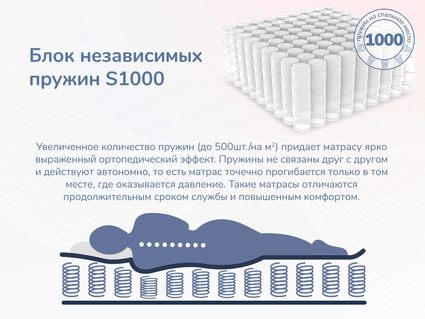 Матрас Димакс Relmas Mix S1000 200х200