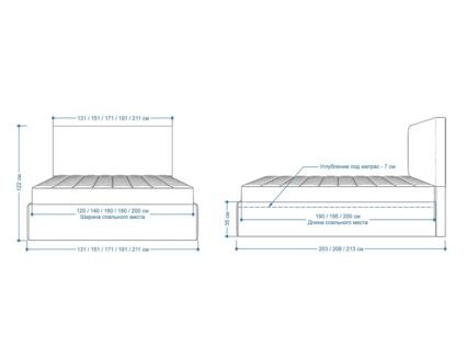 Кровать Lonax Фелиса велюр Dolly-17 (с основанием) 180х190