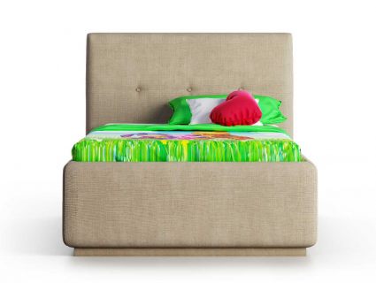 Кровать Nuvola Bianco Bravo cream (с подъемным механизмом) 160х190