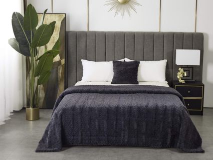 Покрывало Софи де Марко Теодор (антрацит) 160х220