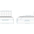 Кровать Lonax Адель велюр Dolly-3 (с подъемным механизмом) 200х200