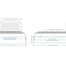 Кровать Lonax Венеция велюр Dolly-8 (с подъемным механизмом) 140х190