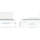 Кровать Lonax Аврора велюр Dolly-1 (с подъемным механизмом) 120х190