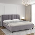 Кровать Sontelle Style Skordia Malta grey 200х200